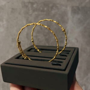 Elastic Memory Bamboo Bangle • Minimal Bracelet • Chic Jewelry Gift